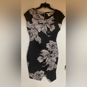 Floral bodycon mini dress